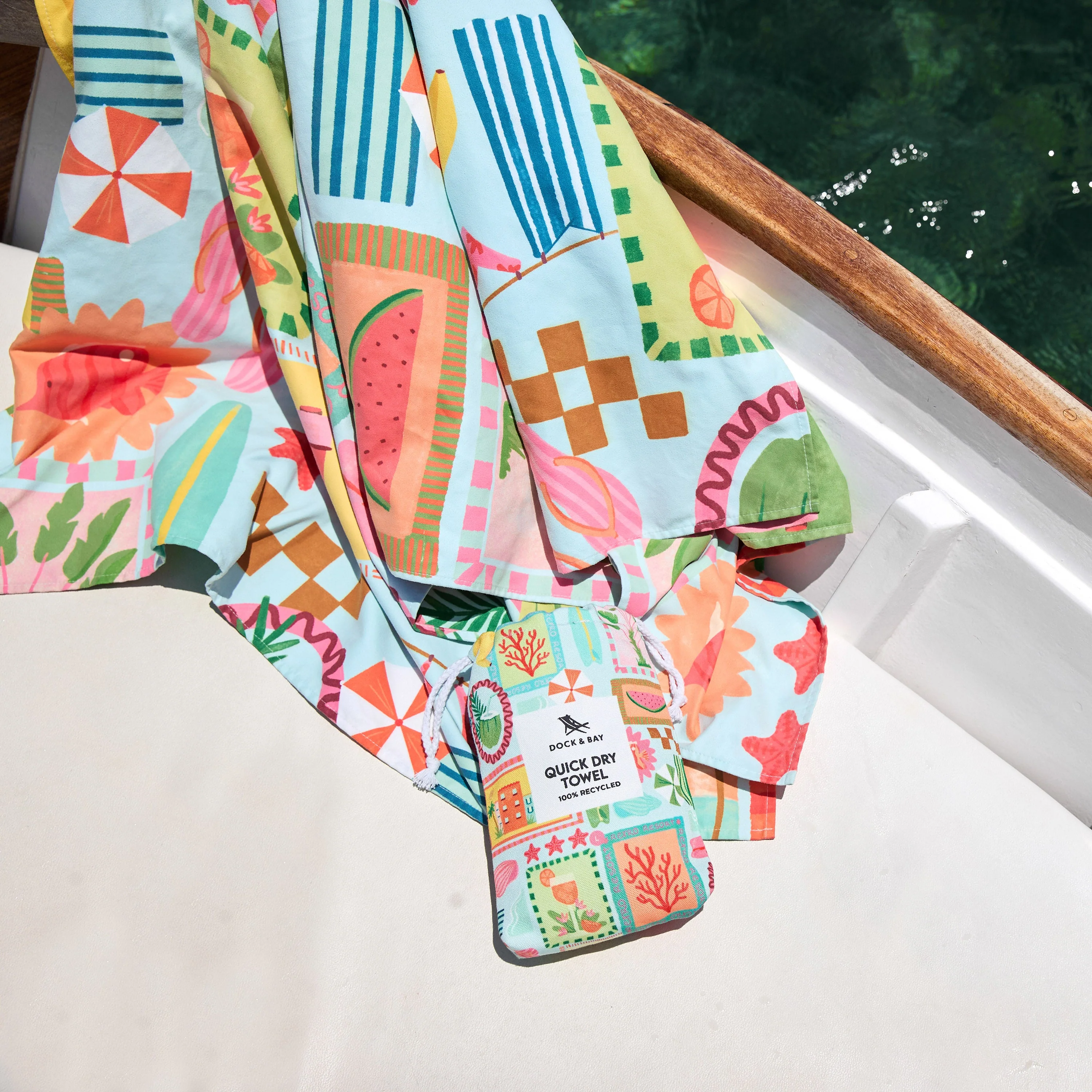 Dock & Bay Quick Dry Towel - Wish You Were Here - Image 12