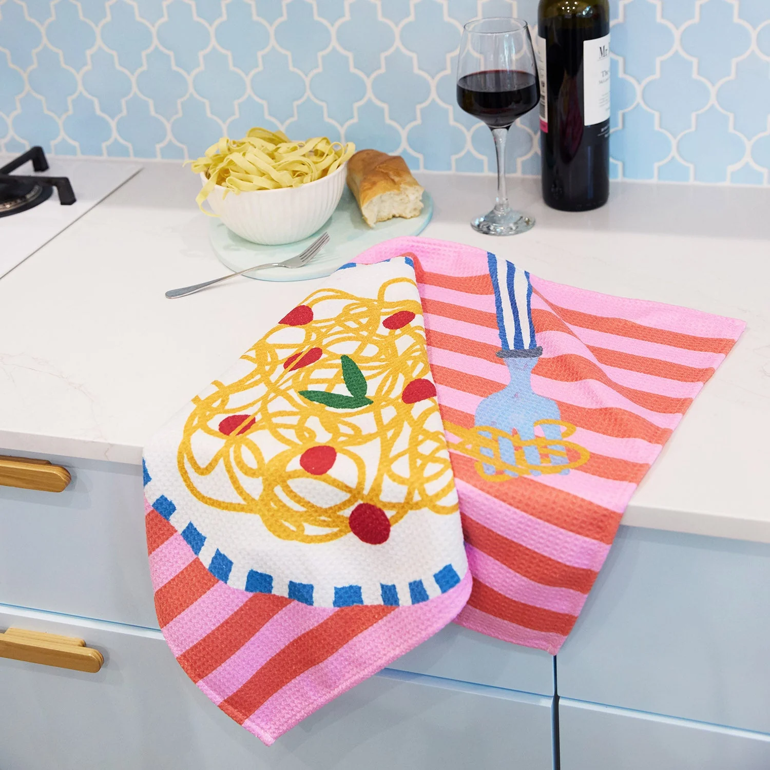 Dock & Bay Tea Towel - Spaghetti No Regretti - Image 11