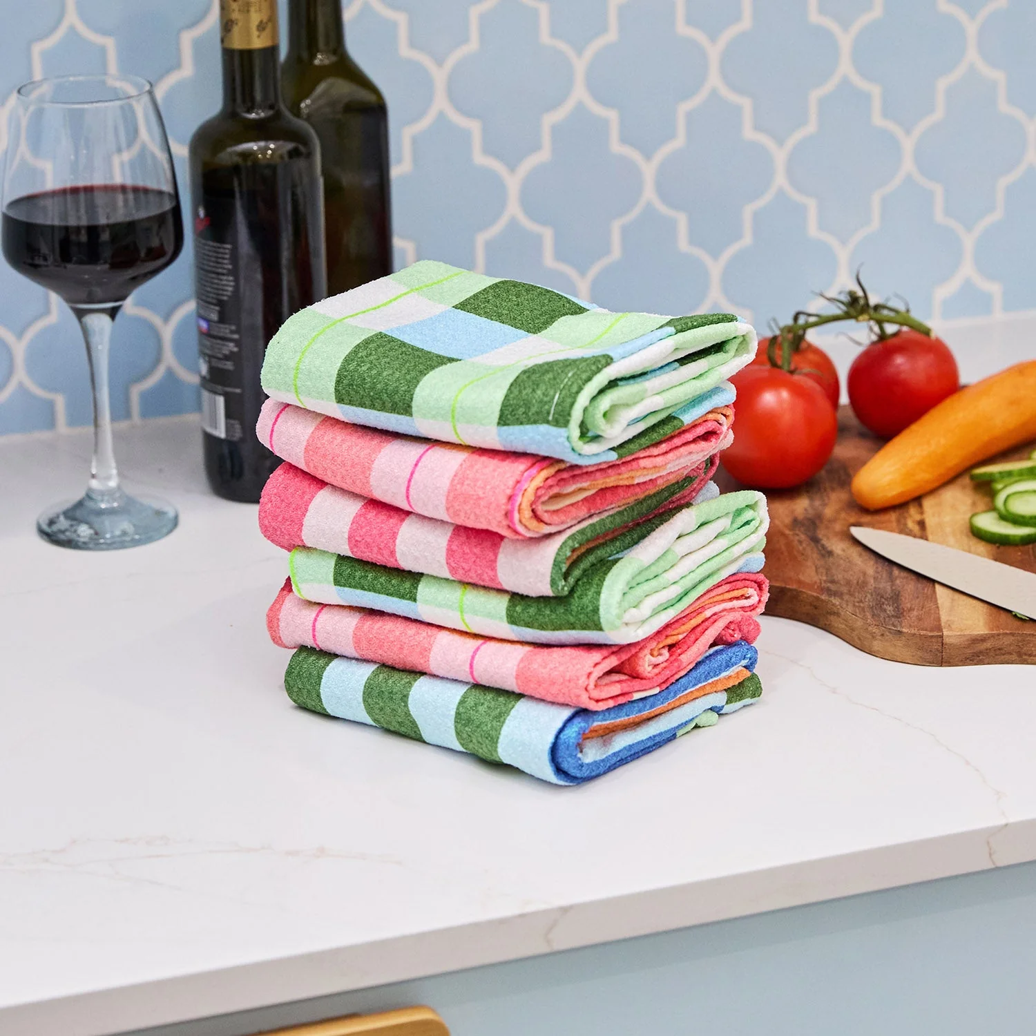 Dock & Bay Tea Towel - Strawberry & Fizz - Image 4