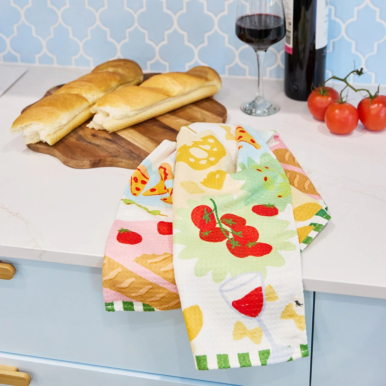 Dock & Bay Tea Towel - Wine & Dine - Image 2